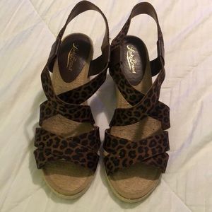 Lucky Brand Cheetah Wedges